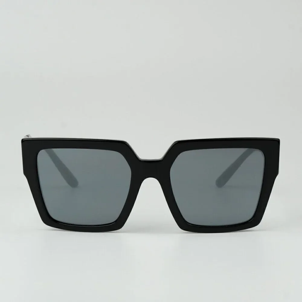 SALE! NEW D&G DG4446B 501/6G  Black Gray Mirrored Black Square Women Sunglasses